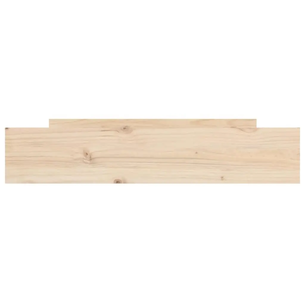 Under Bed Storage Drawers Solid Pine Wood Brown 2 Piece