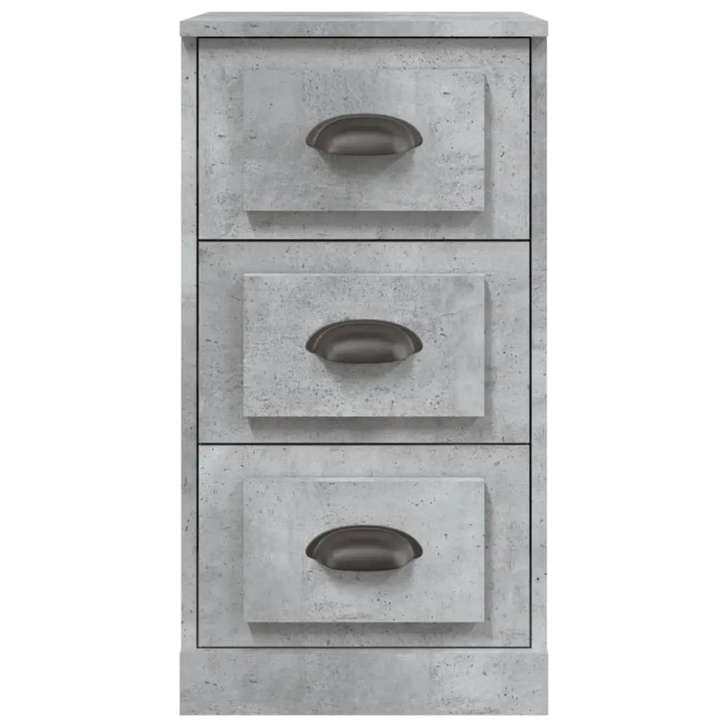 Sideboard Grey Storage Cabinet Engineered Wood Living Room Furniture Display