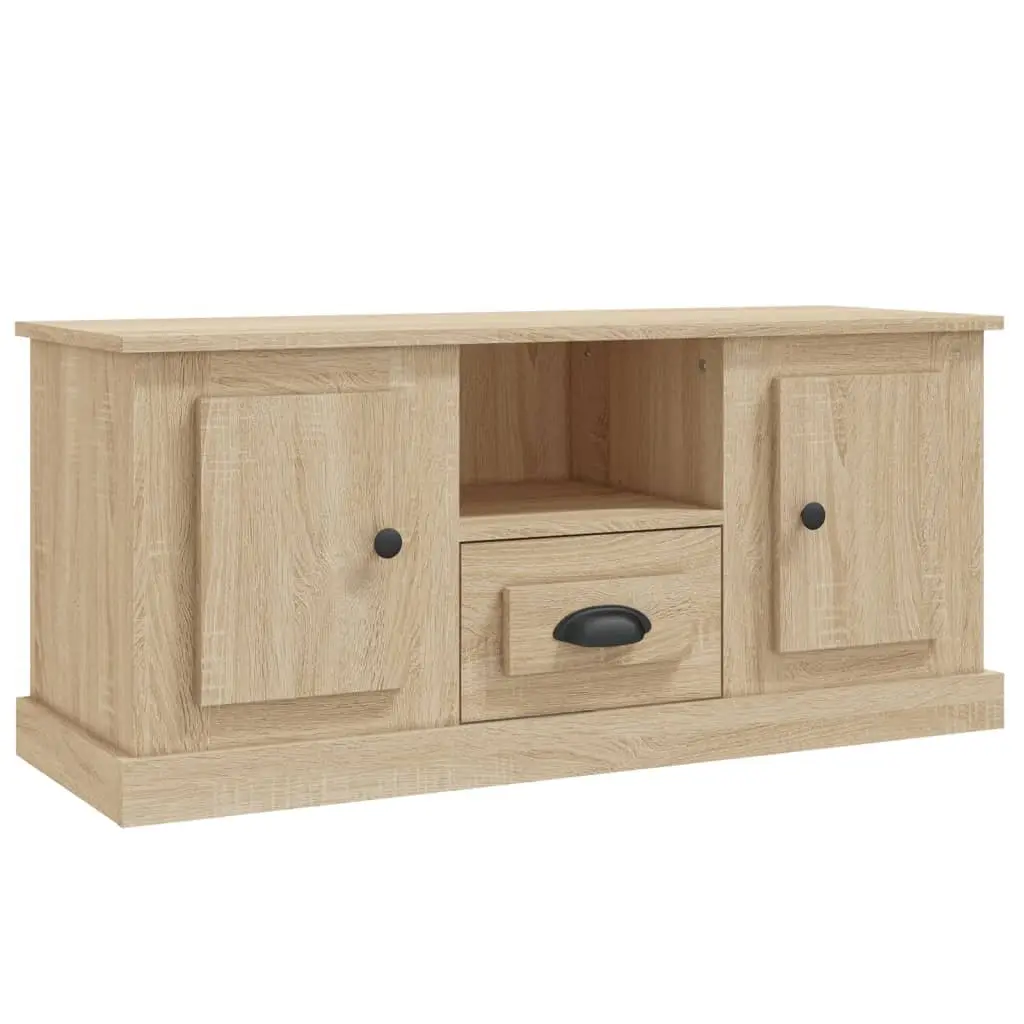TV Cabinet Engineered Wood Storage Unit 100x35.5x45cm Brown