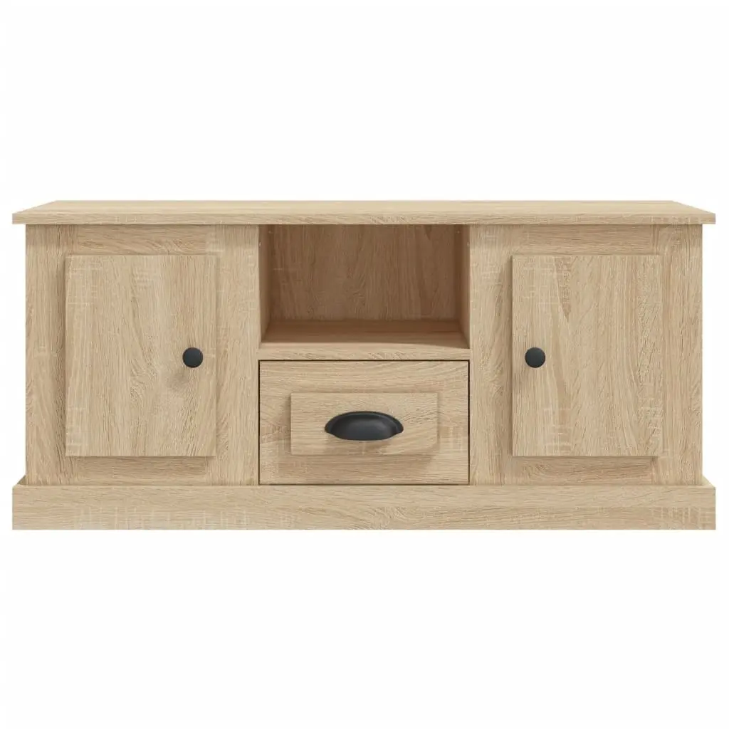TV Cabinet Engineered Wood Storage Unit 100x35.5x45cm Brown