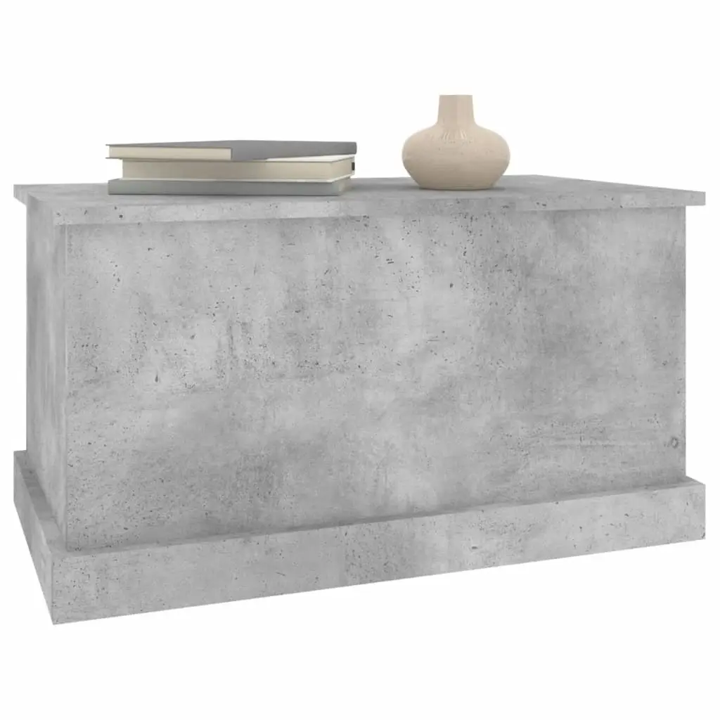 Storage Box Engineered Wood Grey 70x40x38 cm Chest Organiser