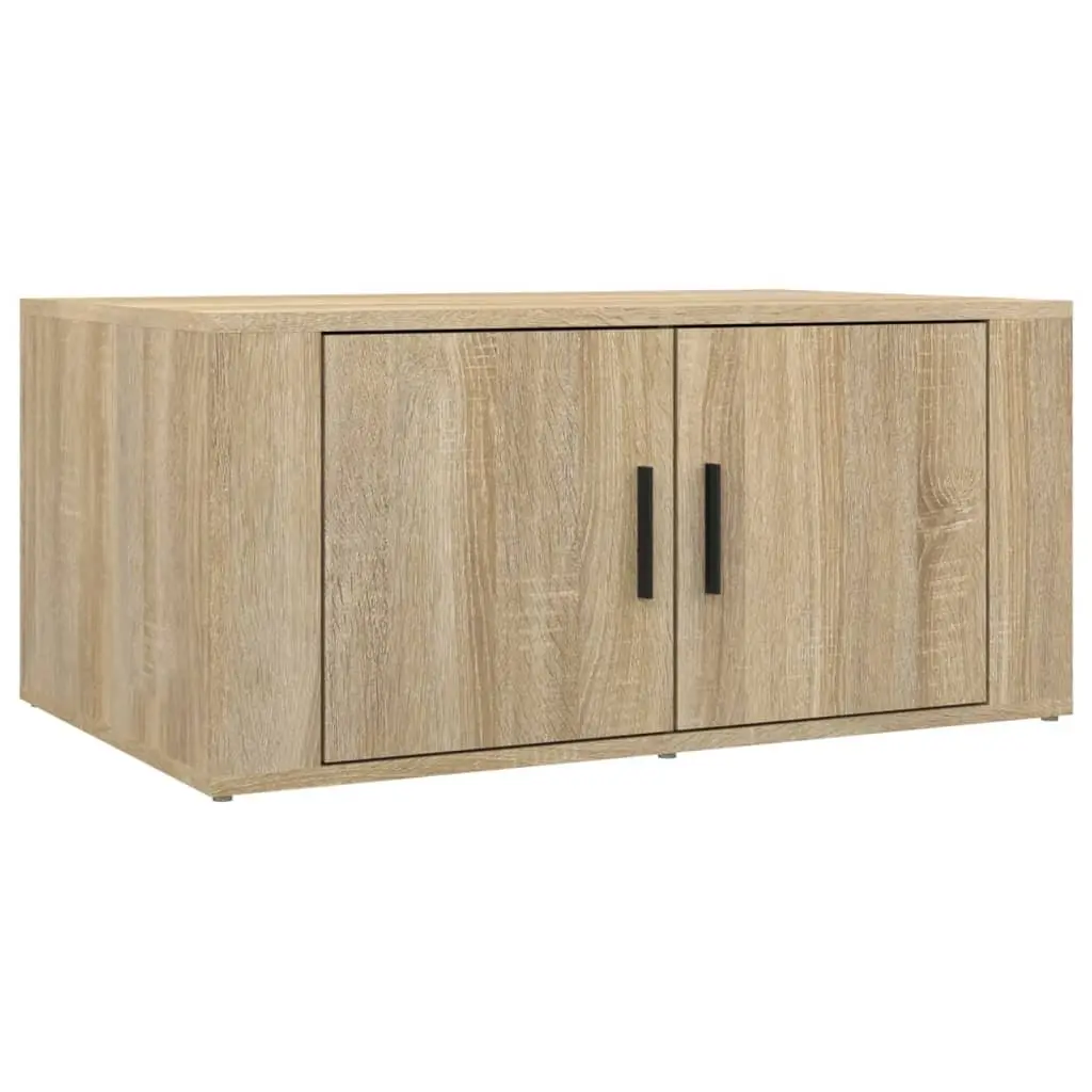 Coffee Table with Storage Compartments Brown Engineered Wood
