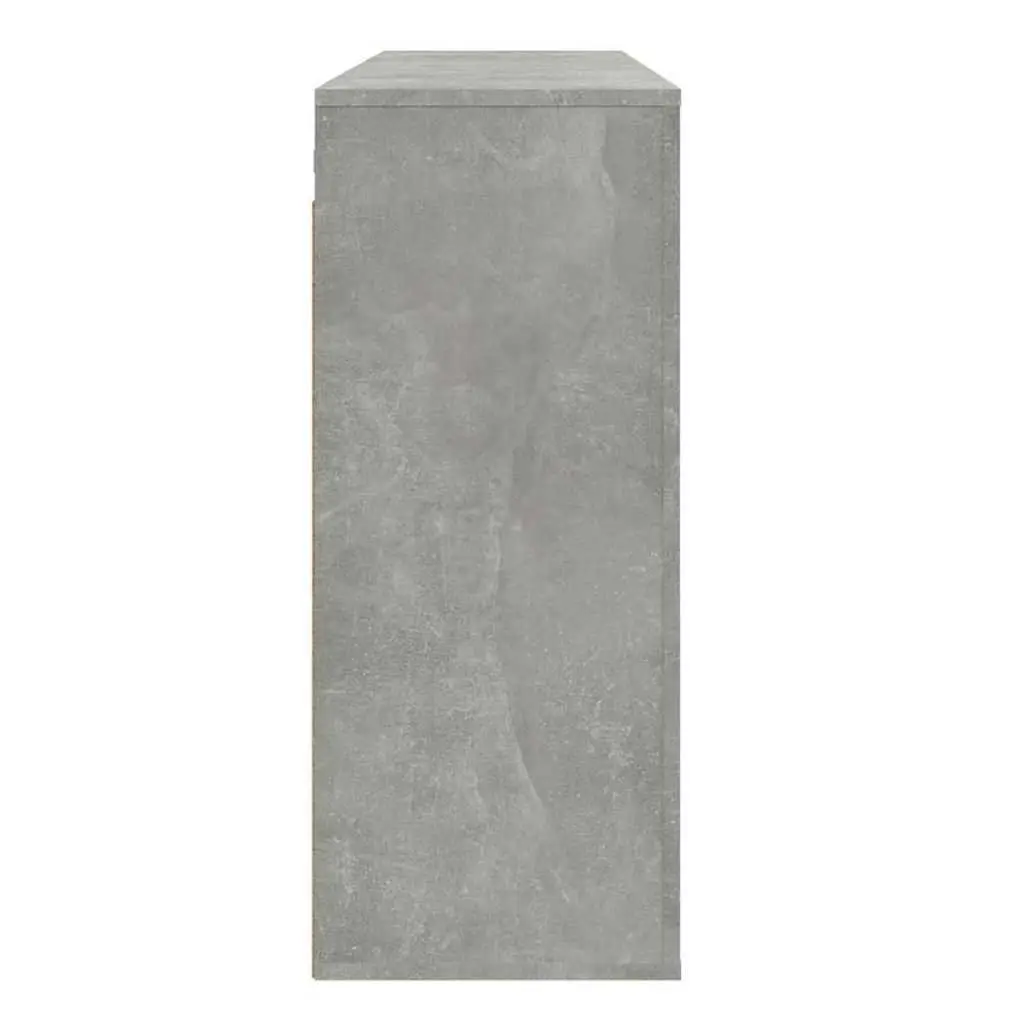 Wall Cabinet Grey Engineered Wood 80x33x80 cm Hanging Storage Organiser