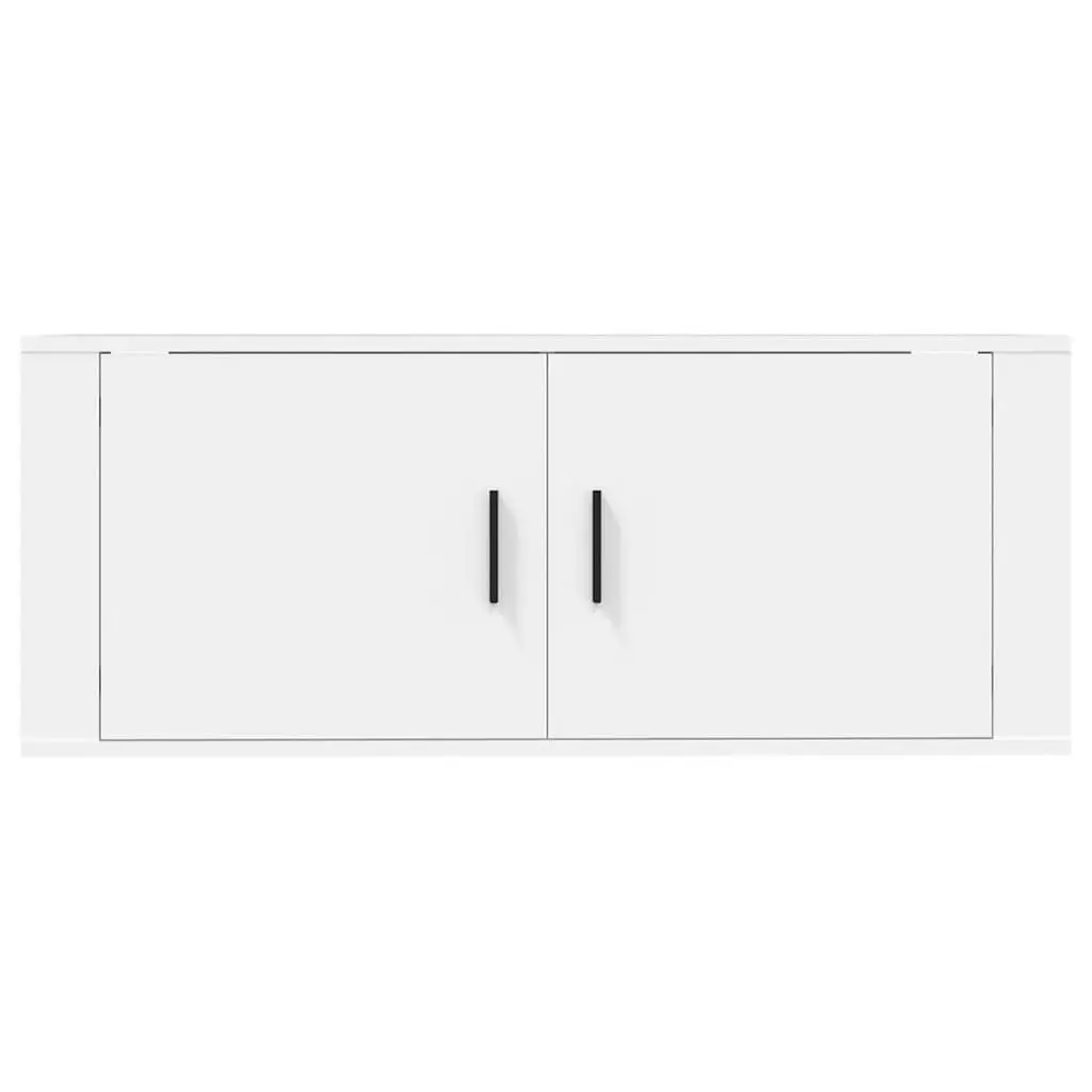 Wall Mounted TV Cabinet Engineered Wood 100x34.5x40 cm White