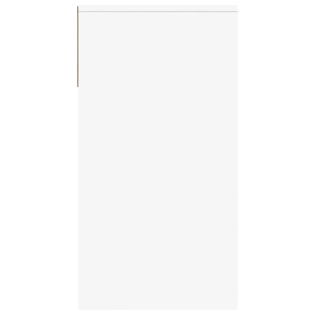 Console Table Engineered Wood White 100x39x75 cm Entryway Hallway Storage