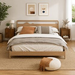 Wall-mounted Bedside Cabinets 2 pcs Brown Oak Floating Storage Organiser