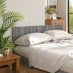 Bed Headboard Grey Sonoma 160x1.5x80 cm Engineered Wood Modern Design