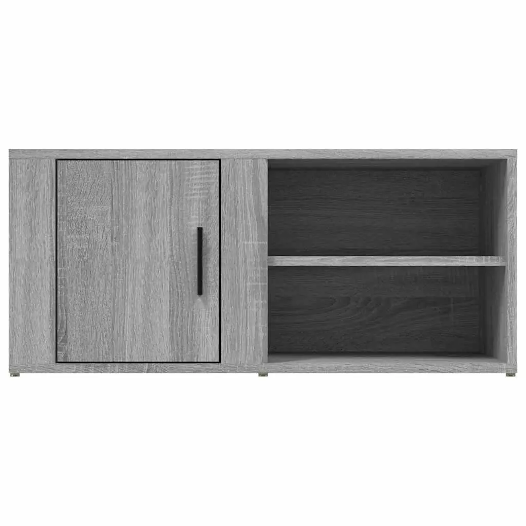 TV Cabinets 2 pcs Grey Sonoma Media Storage Unit with Doors Compartments Engineered Wood