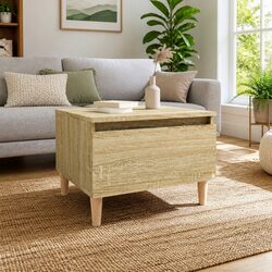 End Table Side Table Sonoma Oak Brown Engineered Wood Living Room Furniture
