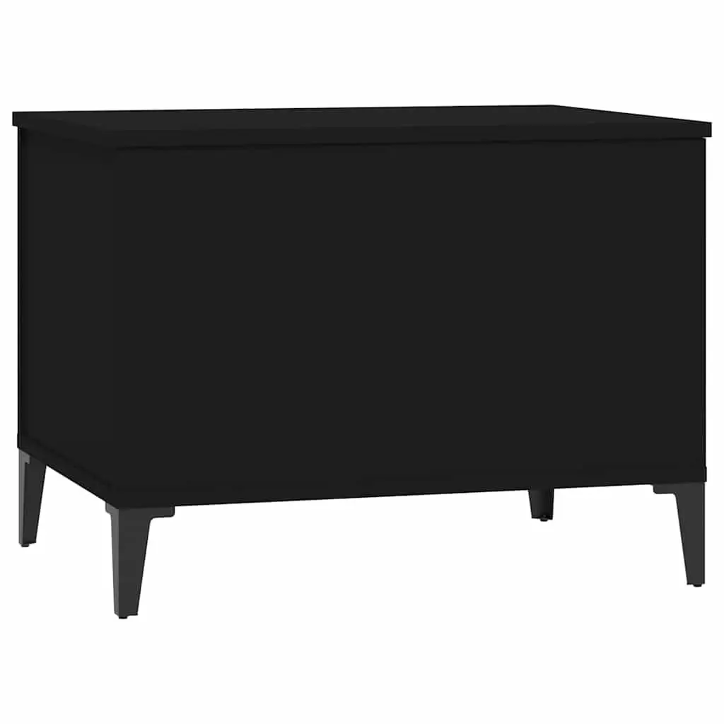 Lift-Top Coffee Table Black Modern Living Room Accent Storage Engineered Wood