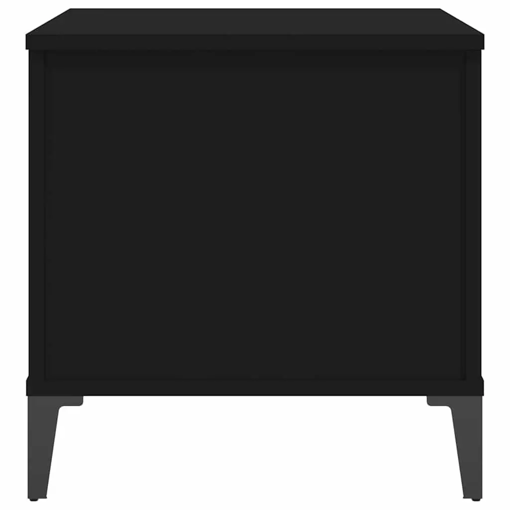 Lift-Top Coffee Table Black Modern Living Room Accent Storage Engineered Wood