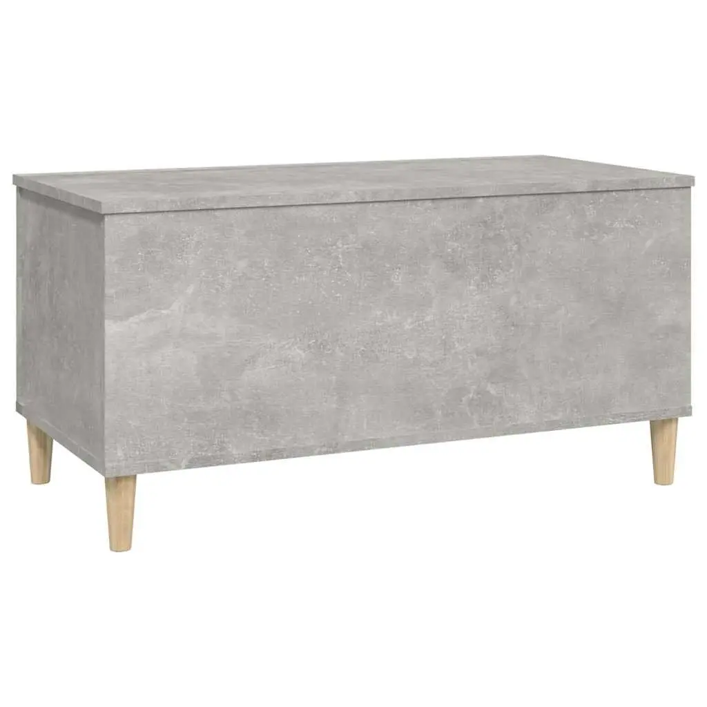 Lift Top Coffee Table Grey Engineered Wood Storage Compartment Living Room