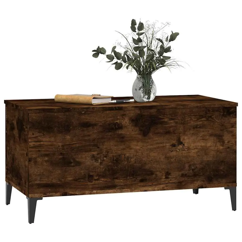 Lift-Top Coffee Table with Storage Adjustable Height Brown Engineered Wood