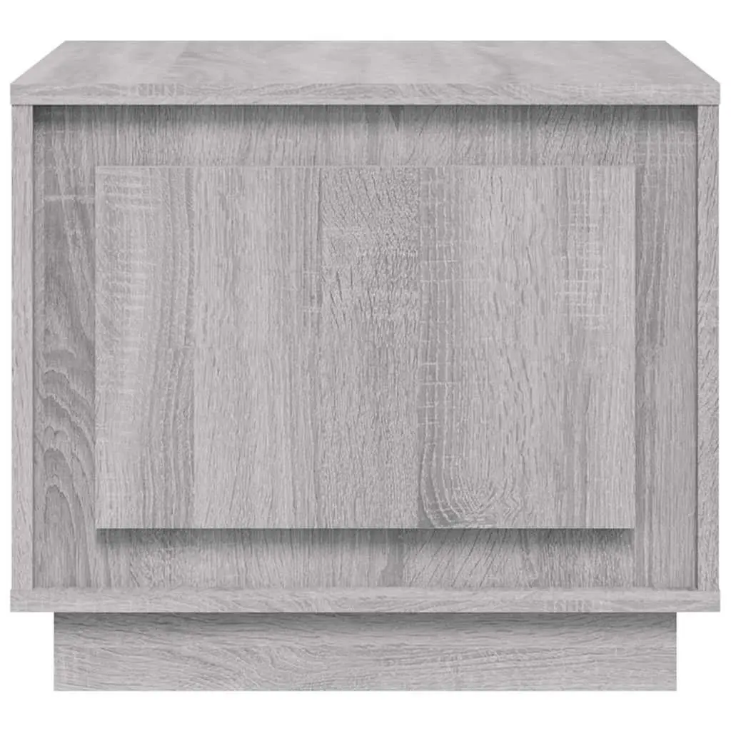 Coffee Table Grey Engineered Wood Storage Cabinet Living Room Furniture