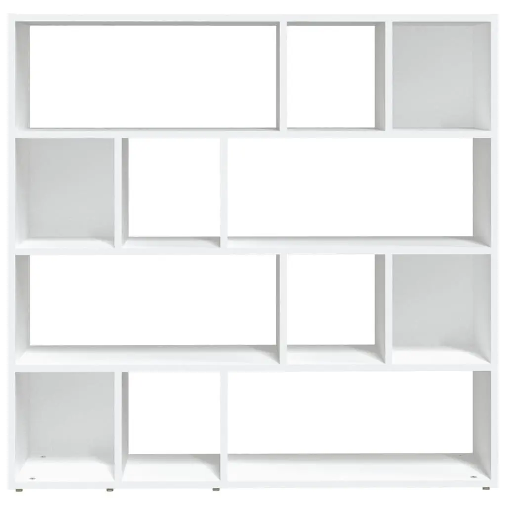 Book Cabinet Room Divider White Storage Bookshelf Organiser 105L x 24W x 102H cm