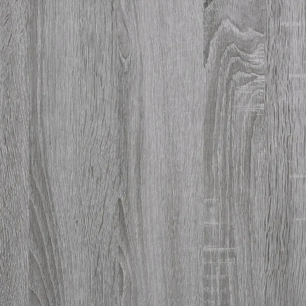 Coffee Table Engineered Wood Top Iron Frame 80x50x40 cm Grey Sonoma