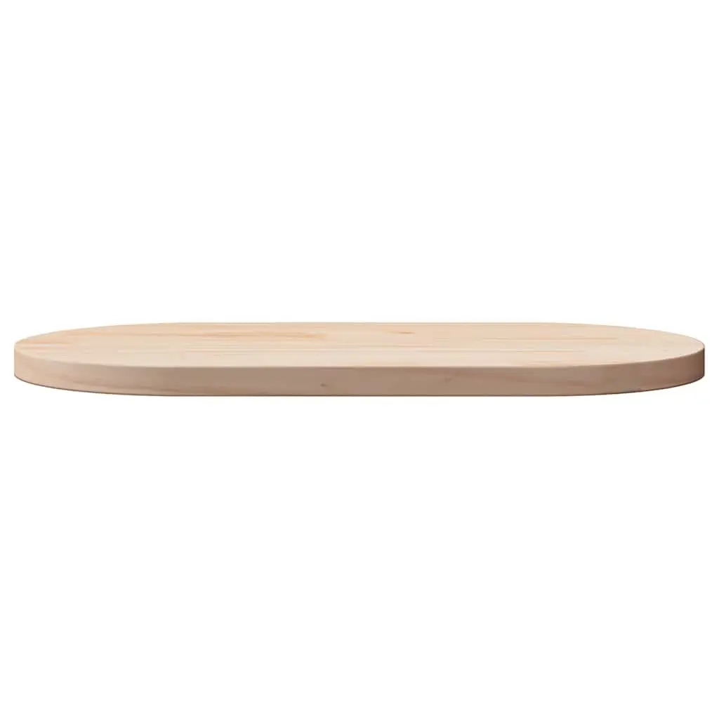 Solid Wood Table Top 90x45x2.5cm Brown Pine Replacement Furniture