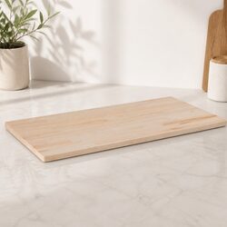 Solid Pine Wood Table Top 110x55cm Rectangular Wooden Surface Coffee Dining