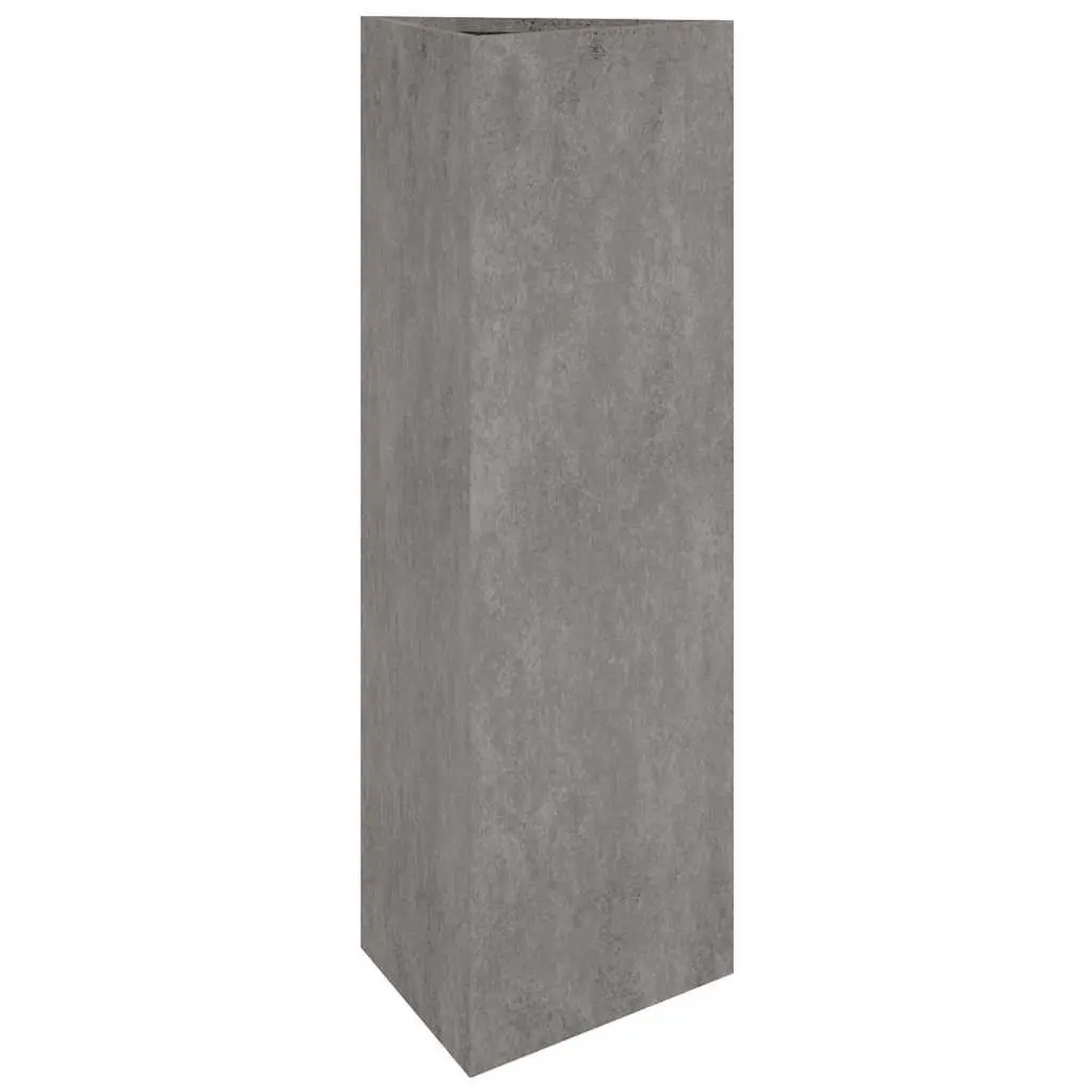 Garden Planter Box Durable Corten Steel 30x26x75cm Large Outdoor Pots for Flowers Herbs