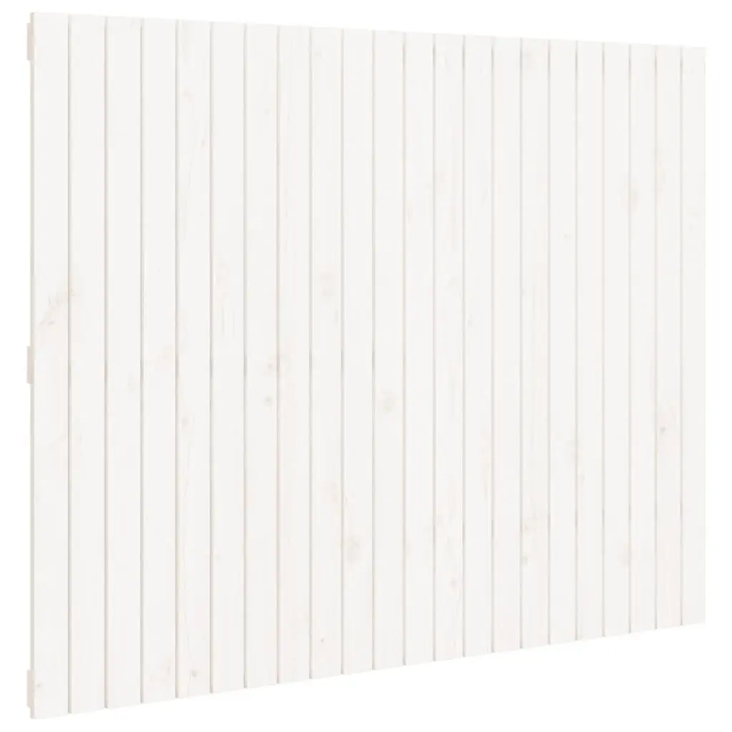 Wall Headboard Solid Pine Wood 140cm White Bedroom Bed Header Back Support