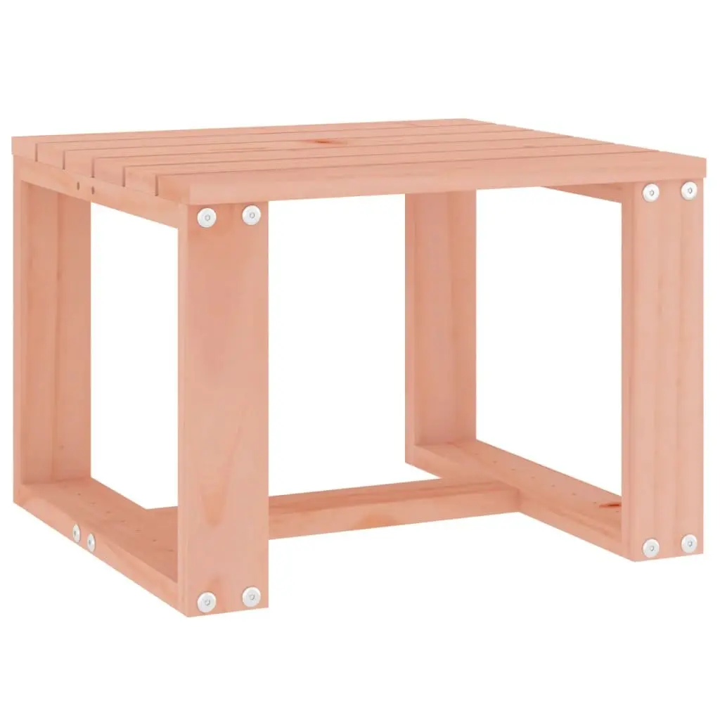 Garden Side Table Solid Douglas Wood 40x38x28.5 cm Brown Outdoor Patio Furniture