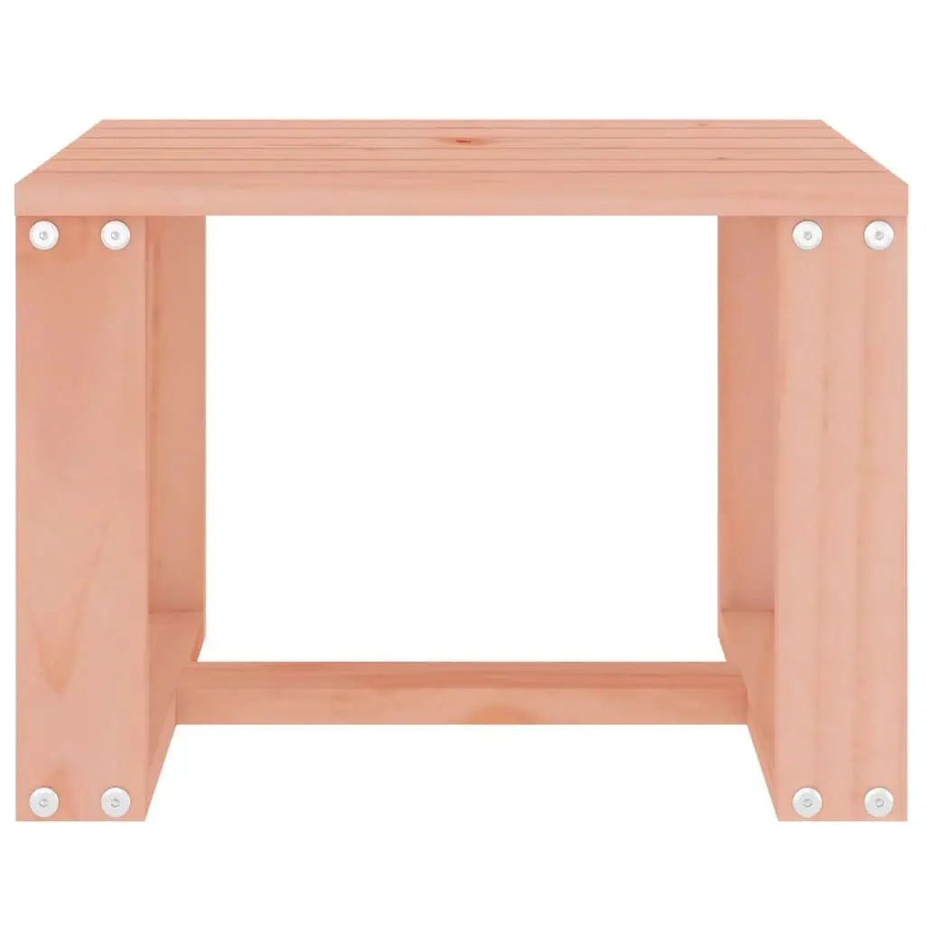 Garden Side Table Solid Douglas Wood 40x38x28.5 cm Brown Outdoor Patio Furniture