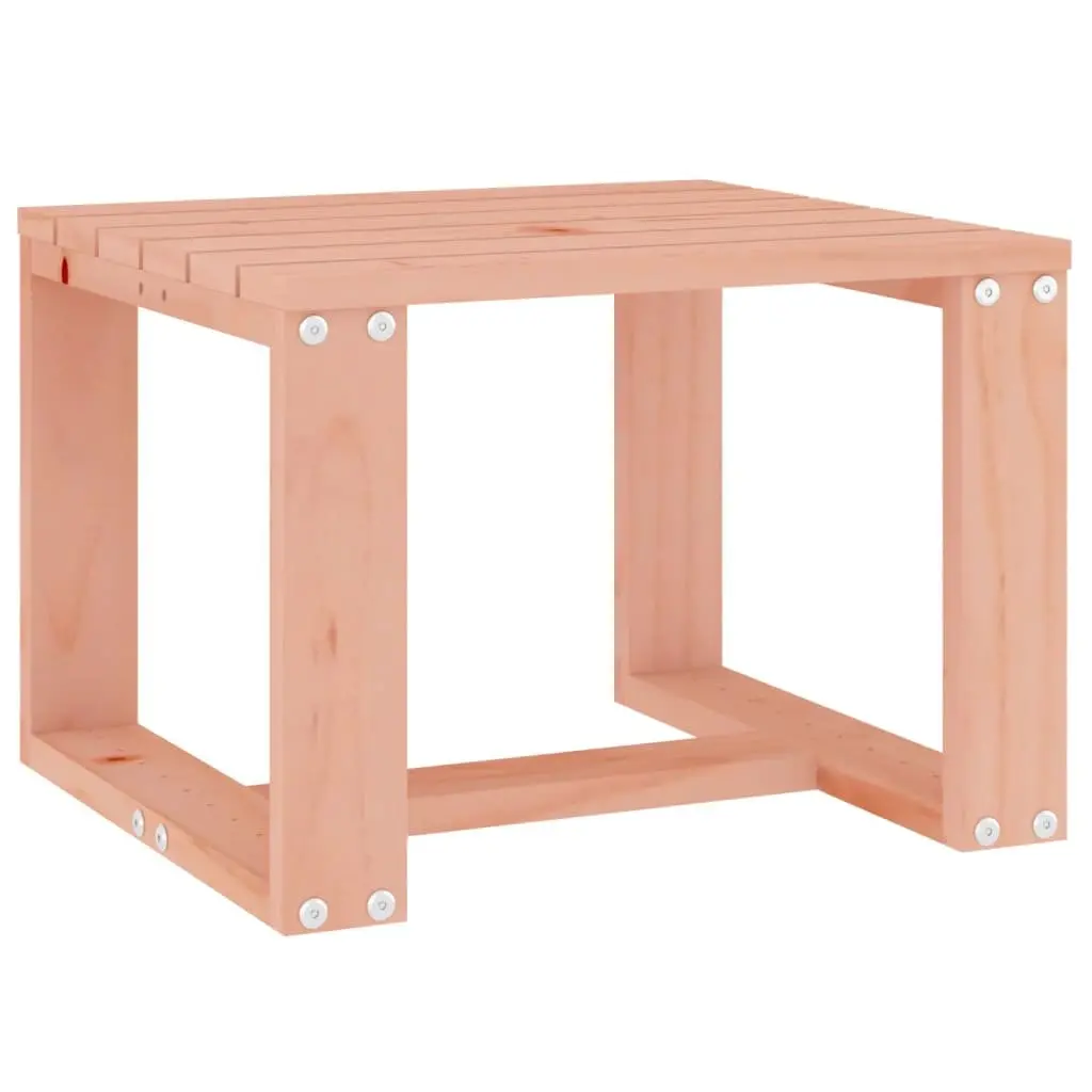 Garden Side Table Solid Douglas Wood 40x38x28.5 cm Brown Outdoor Patio Furniture