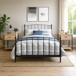Bedside Tables 2 pcs Brown 44x45x58 cm Engineered Wood Side Cabinet Storage