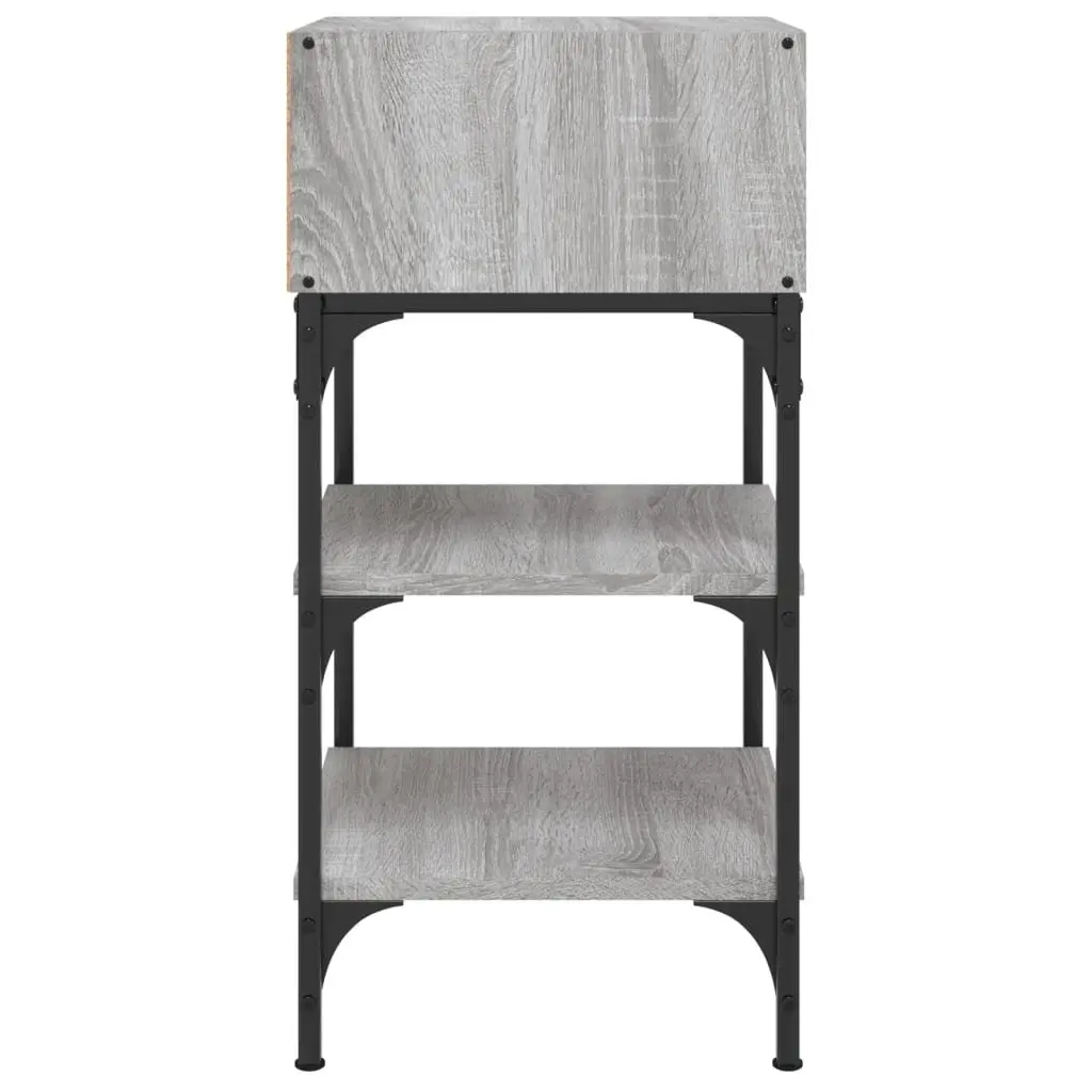 Bedside Tables 2 pcs Engineered Wood Grey Sonoma 35x34.5x70 cm Nightstand