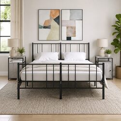 Bedside Cabinets 2 pcs Grey Sonoma Engineered Wood Bedroom Storage Tables