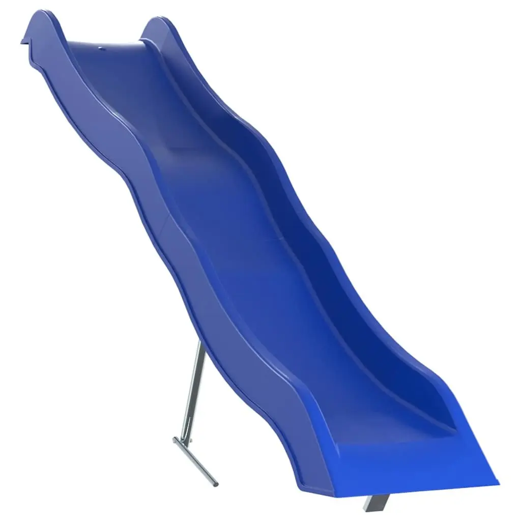 Slide Outdoor Play Equipment 210x40 cm Blue Polypropylene