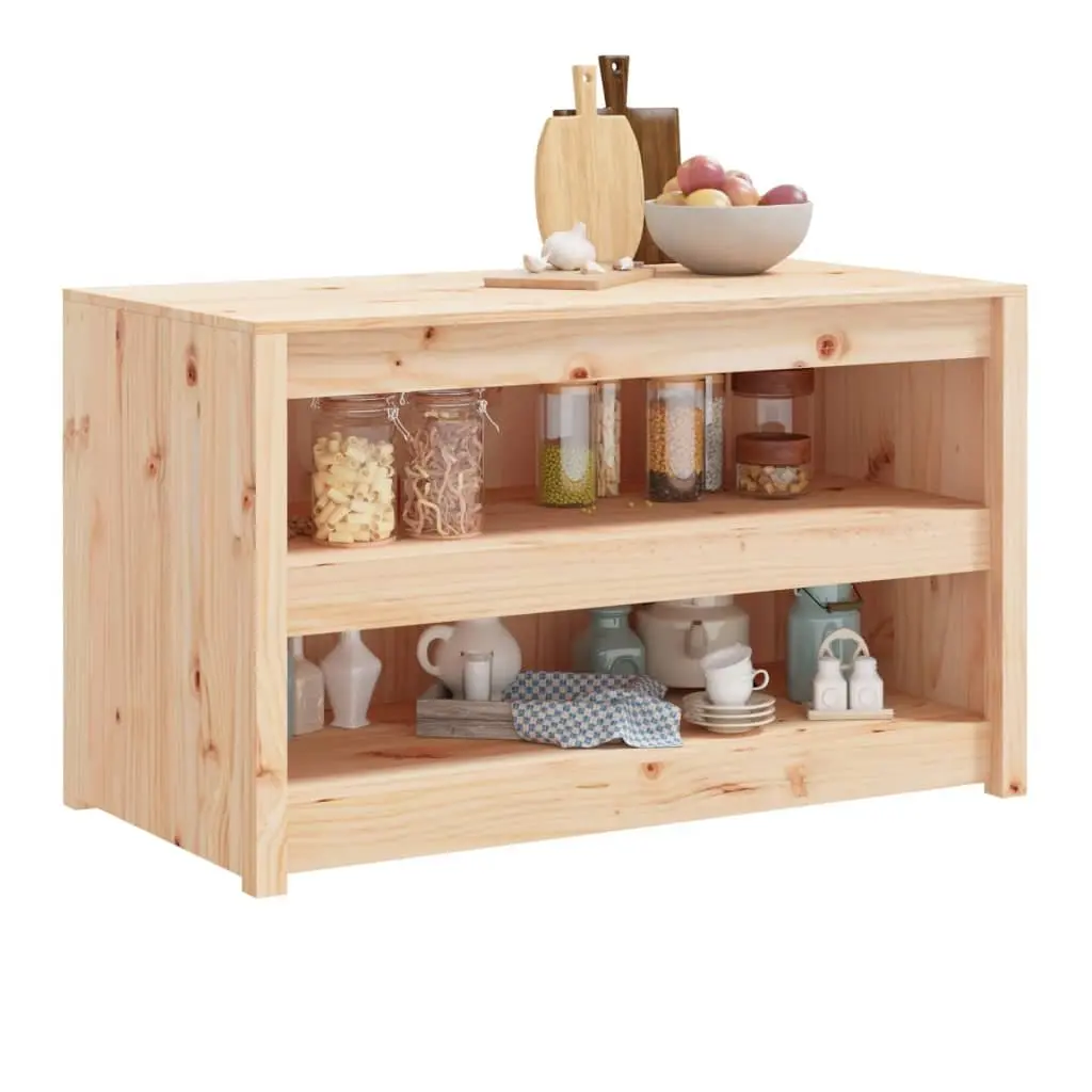 Outdoor Kitchen Cabinet Brown Wooden Storage Garden Cupboard Modular Unit