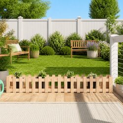 Garden Raised Bed Wooden Planter Box Outdoor Flower Vegetable Growing Container