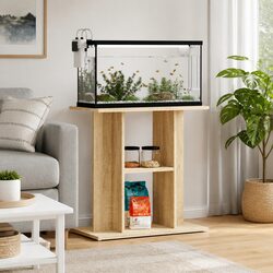 Aquarium Stand 60x30x60 cm Fish Tank Display Cabinet 3 Tier Storage Furniture