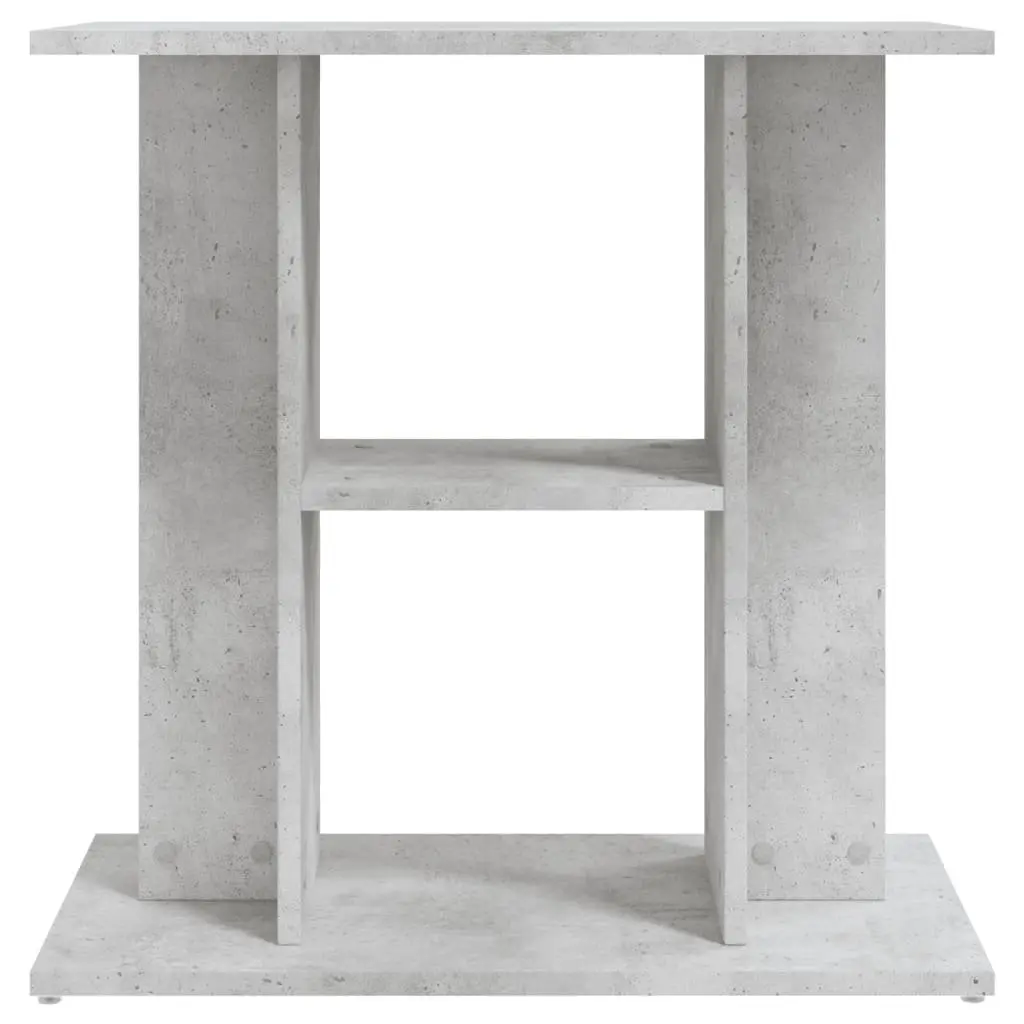 Aquarium Stand 3 Tier 60x30x60 cm Grey Engineered Wood Storage Display
