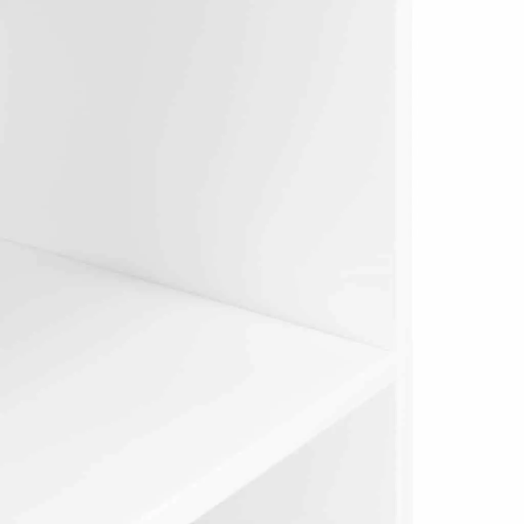 Aquarium Stand Engineered Wood 3 Tier Storage White 80x35x60cm