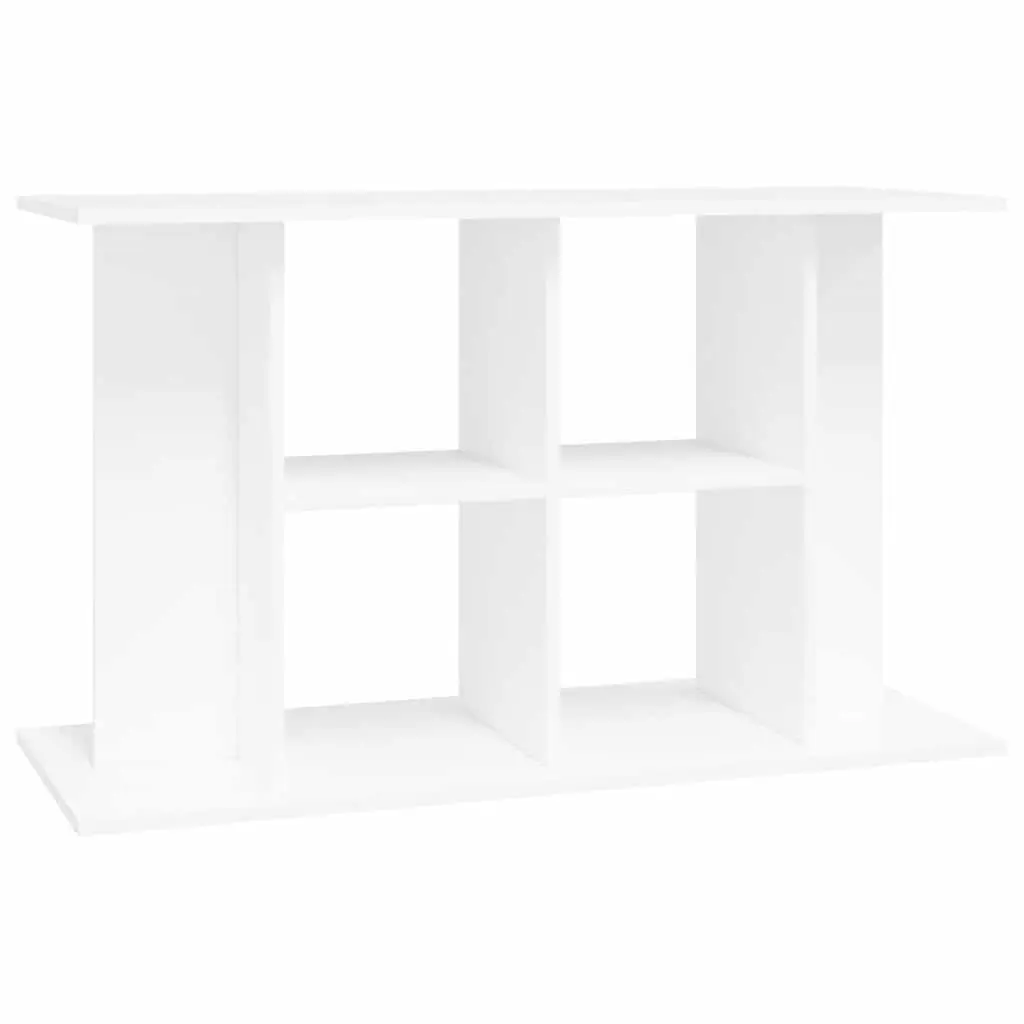 Aquarium Stand Engineered Wood 100cm White Fish Tank Base Storage Organiser