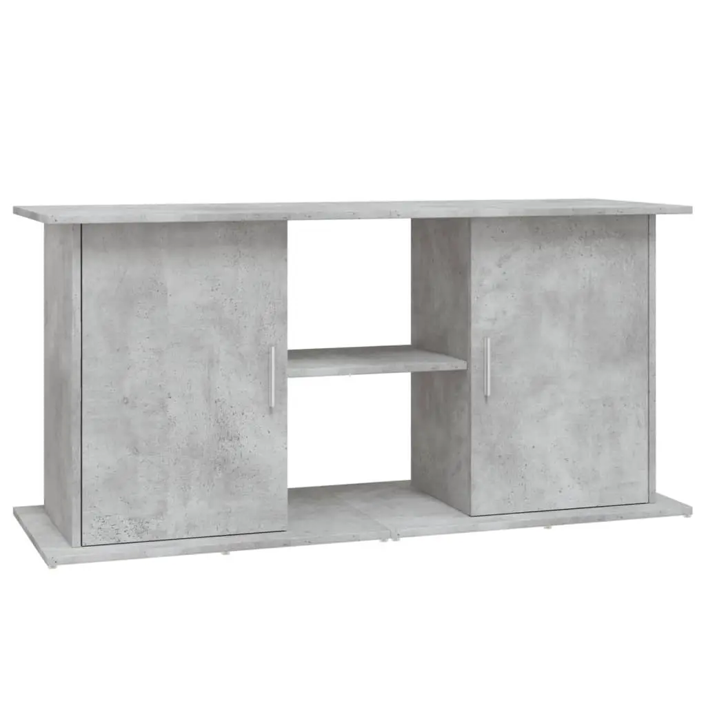 Aquarium Stand Engineered Wood Grey 121x41x58 cm Fish Tank Cabinet Storage