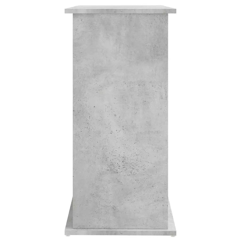 Aquarium Stand Engineered Wood Storage Cabinet Grey 81x36x73cm