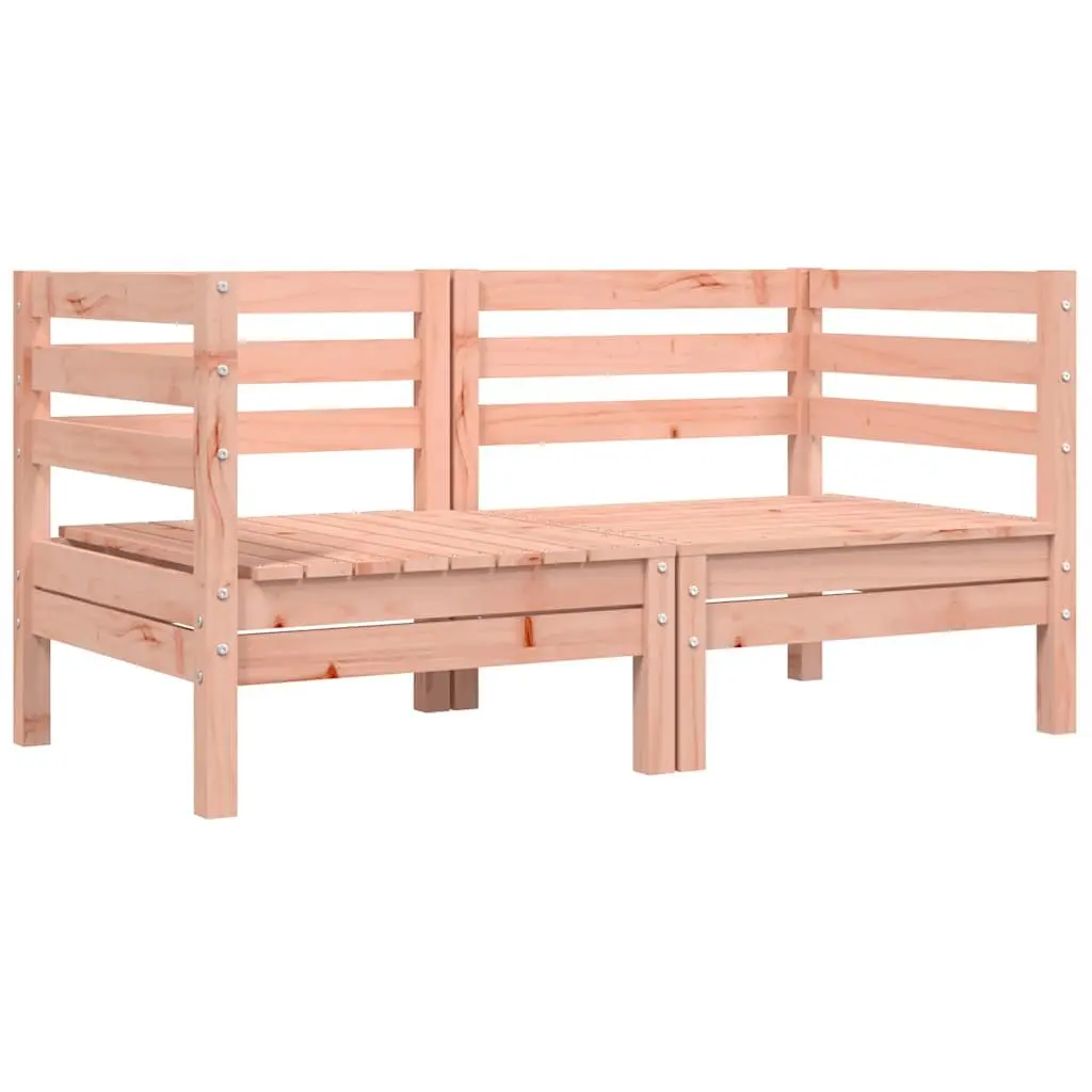 Outdoor Sectional Sofa Corner Unit Solid Wood 2 Pieces Brown Garden Patio Furniture