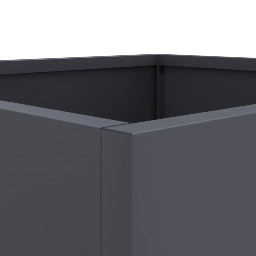 Steel Planter Cold-Rolled Steel Anthracite Colour Garden Raised Bed Flower Box