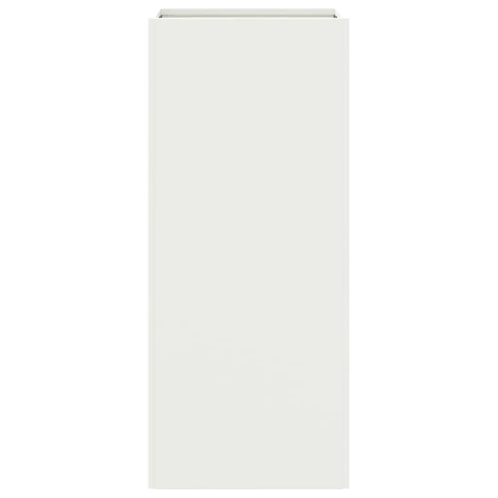 White Steel Planter Box Garden Raised Bed Flower Pot Container Outdoor