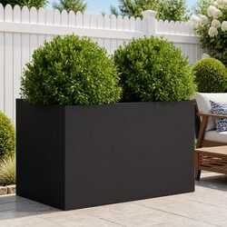 Steel Planter Box Garden Flower Raised Bed Decorative Outdoor Patio Balcony