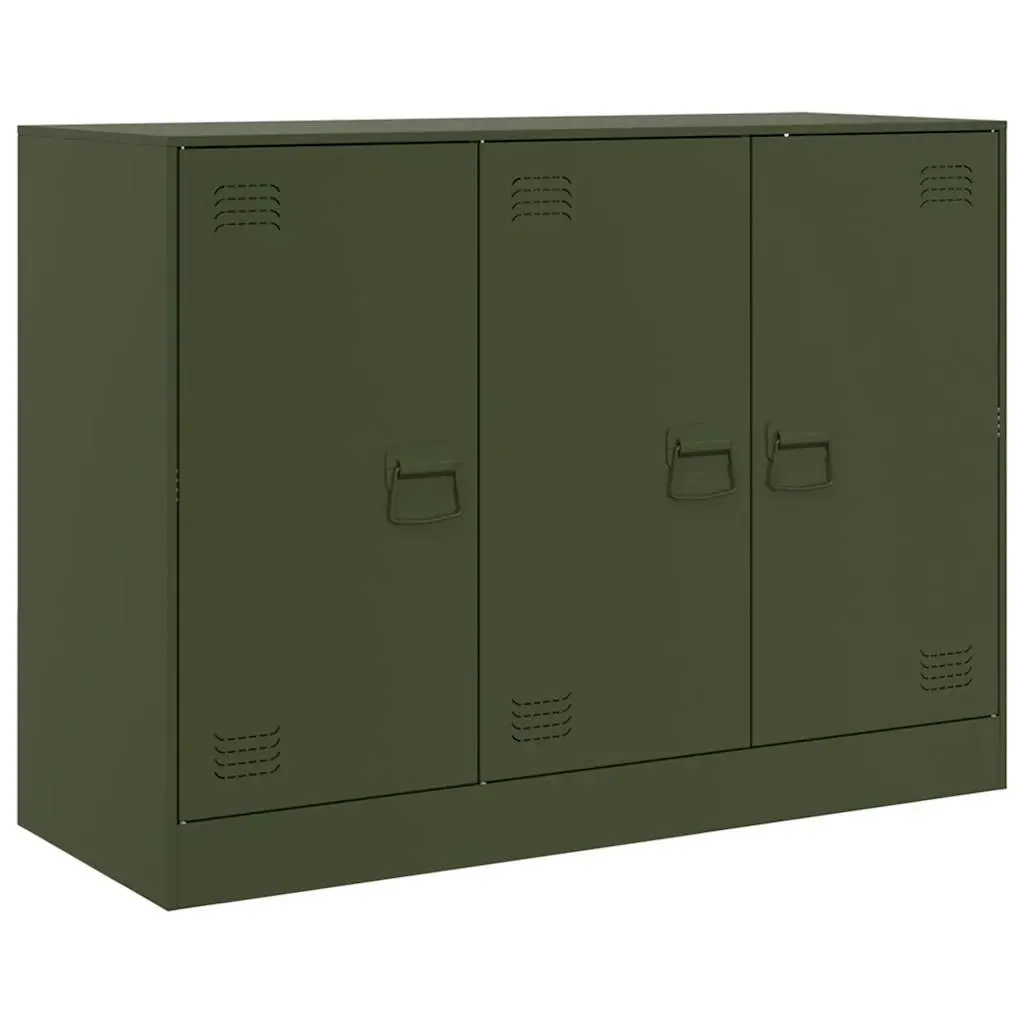 Sideboard Storage Cabinet Olive Green Buffet Server Organiser Furniture