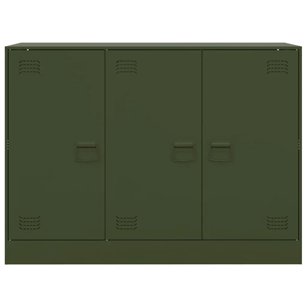 Sideboard Storage Cabinet Olive Green Buffet Server Organiser Furniture