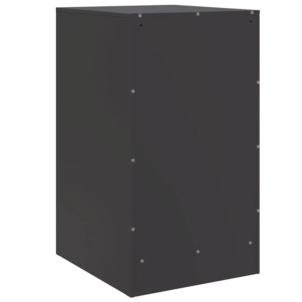 Bedside Cabinets Storage Nightstand 34.5x39x62cm Black 2 Pieces