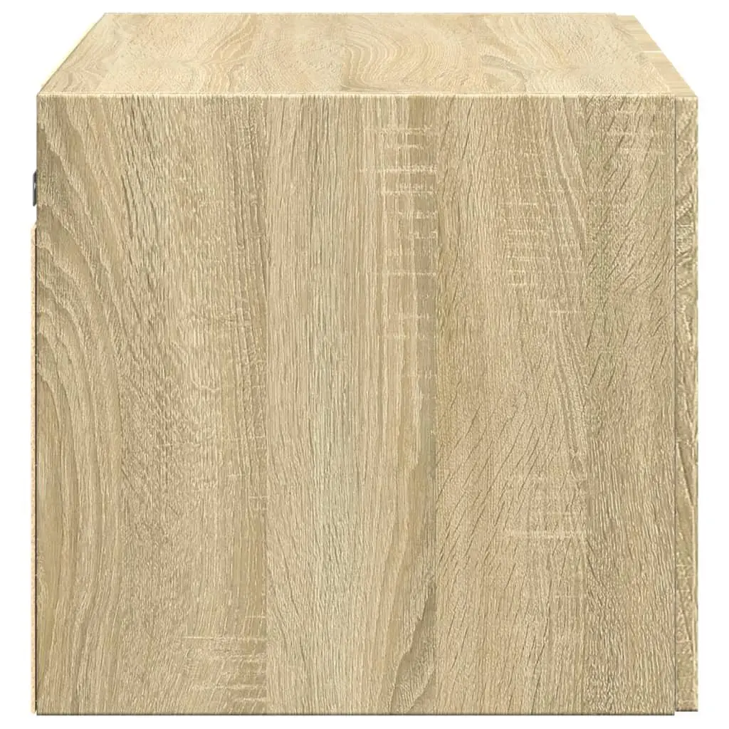 Wall Cabinet Engineered Wood Storage Sonoma Oak Brown 70x42.5x40cm