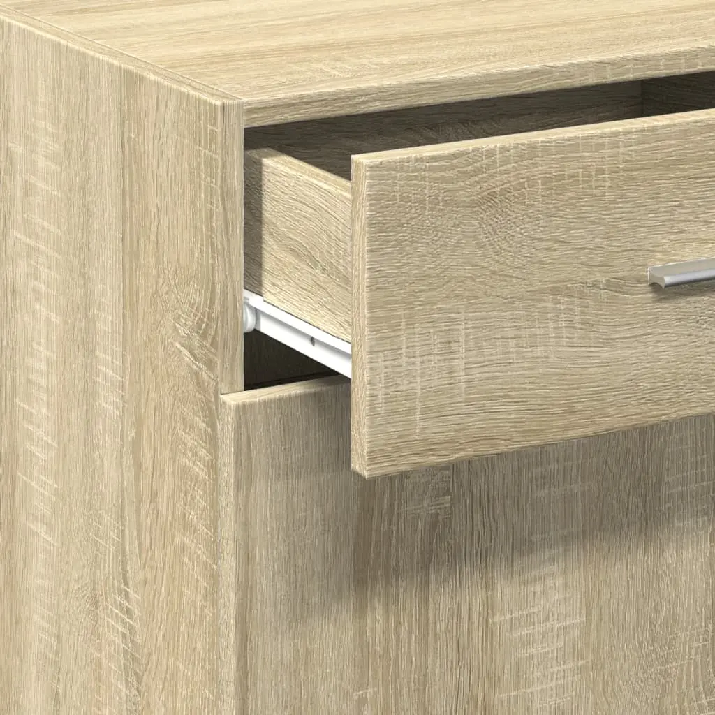 Sideboard Storage Cabinet Engineered Wood Brown 50x42.5x93 cm