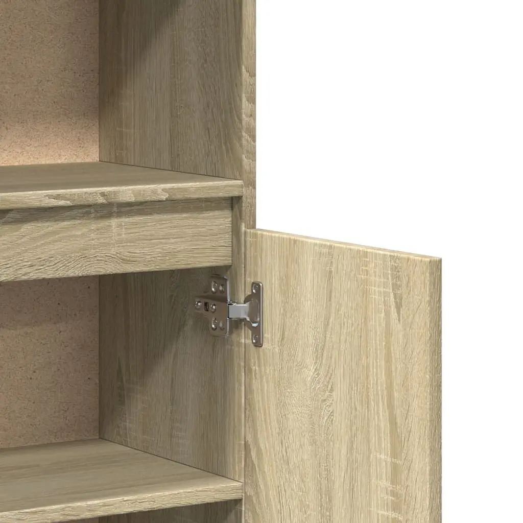 Bathroom Cabinet Engineered Wood Brown 30x30x100cm Storage Cupboard
