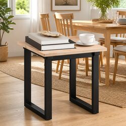 Square Wooden Table Top 40x40x1.7cm Brown Pine Wood Replacement Dining Surface